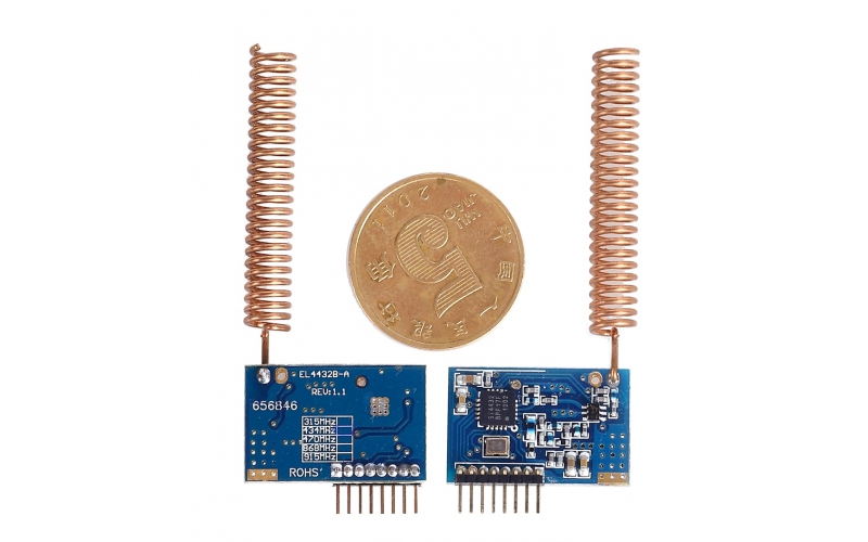 SI4463無(wú)線收發(fā)模塊EL1663B-A遠(yuǎn)距離3000SMA天線 434/470/915M提供例程